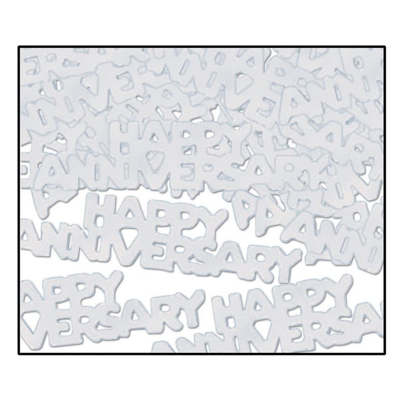 Happy Anniversary Fanci-Fetti – (½ Oz/Pkg) by Beistle
