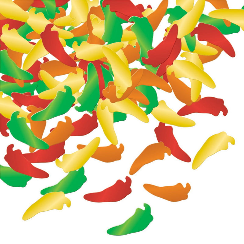 Fanci-Fetti Chili Peppers – (1 Oz/Pkg) by Beistle for Fiesta and Cinco de Mayo