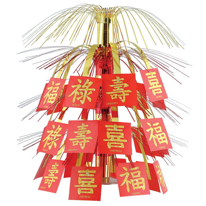 Asian Cascade Centerpiece – 18" – (1/Pkg) by Beistle for Chinese New Year Icon Cascades