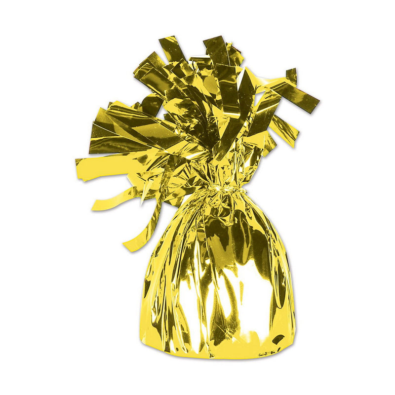 Metallic Wrapped Balloon Weight – 6 Oz by Beistle for General occasion Balloon Weights