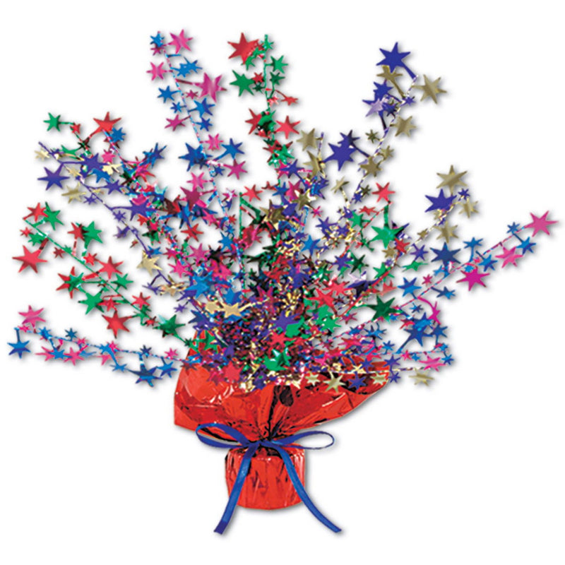 Star Gleam 'N Burst Centerpiece – 15" – (1/Pkg) by Beistle for General occasion