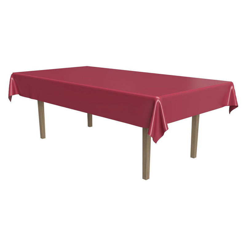 Plastic Rectangular Tablecover – 54" x 108" – (1/Pkg) by Beistle for General occasion Table Covers - Solid