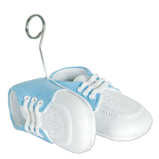 Baby Shoes Photo/Balloon Holder – 6 Oz by Beistle for Baby Shower Balloon/Photo Holders