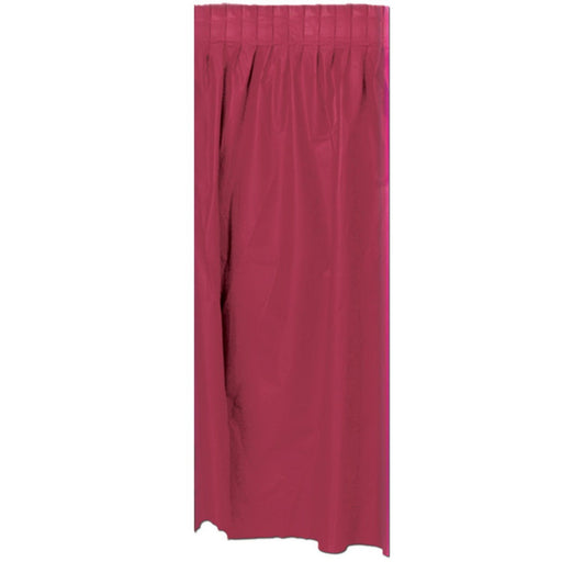 Plastic Table Skirting – 29" x 14' – (1/Pkg) by Beistle for General occasion Table Skirts - Plastic