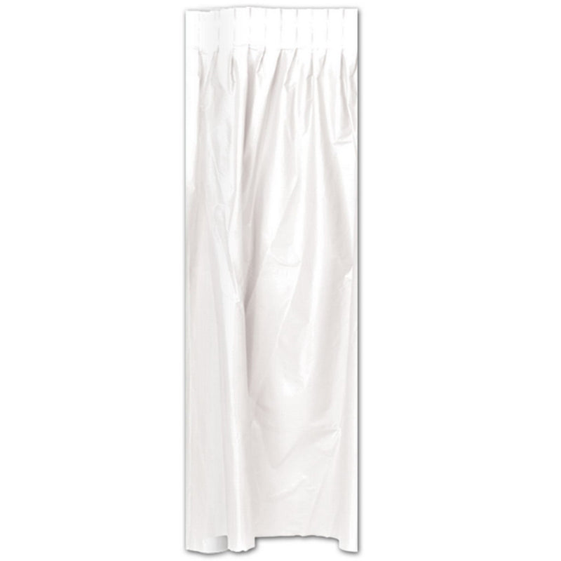 Plastic Table Skirting – 29" x 14' – (1/Pkg) by Beistle for General occasion Table Skirts - Plastic