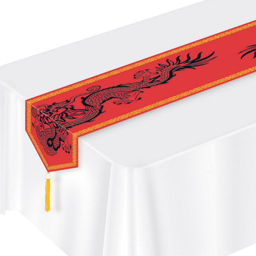 Printed Asian Table Runner – 11" x 6' – (1/Pkg) by Beistle for Chinese New Year Table Runners - Printed