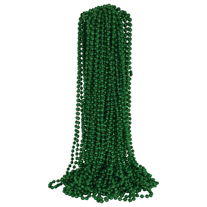Party Beads – 7mm x 33" – (50/Pkg) by Beistle for Spirit Colors Round Party Beads