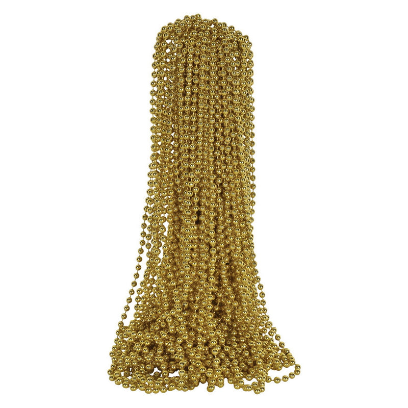 Party Beads – 7mm x 33" – (50/Pkg) by Beistle for Spirit Colors Round Party Beads