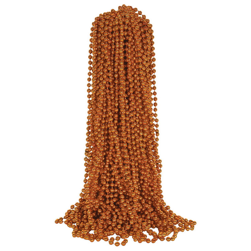 Party Beads – 7mm x 33" – (50/Pkg) by Beistle for Spirit Colors Round Party Beads