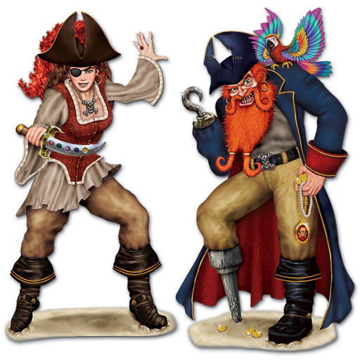 Bonny Blade & Calico Jack Props – 5' 2" & 5' 6½" – (2/Pkg) by Beistle for Pirate