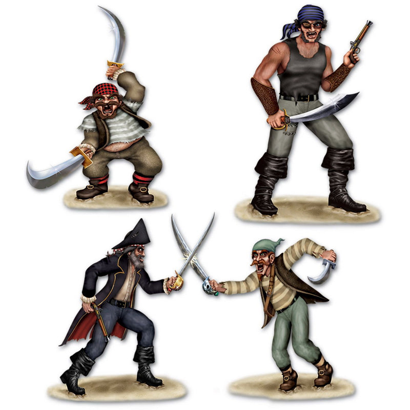 Dueling Pirate & Bandit Props – 33"-3' 11½" – (3/Pkg) by Beistle