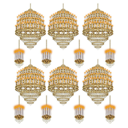 Black-Tie Lighting Props – 16¾"-27½" – (14/Pkg) by Beistle for Awards Night