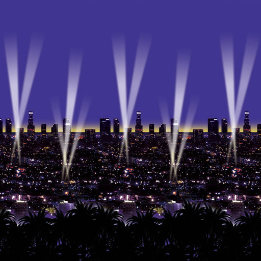Skyline Backdrop – 4' x 30' – (1/Pkg) by Beistle for Awards Night Backdrops