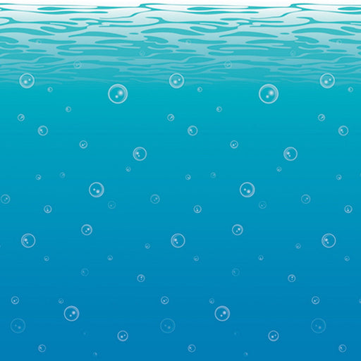 Undersea Backdrop – 4' x 30' – (1/Pkg) by Beistle for Under The Sea Backdrops