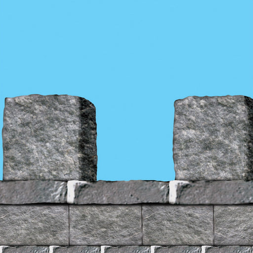 Stone Wall Border – 20" x 30' – (1/Pkg) by Beistle for Medieval Borders