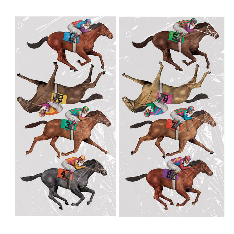 Race Horse Props – 29" – (8/Pkg) by Beistle for Derby Day