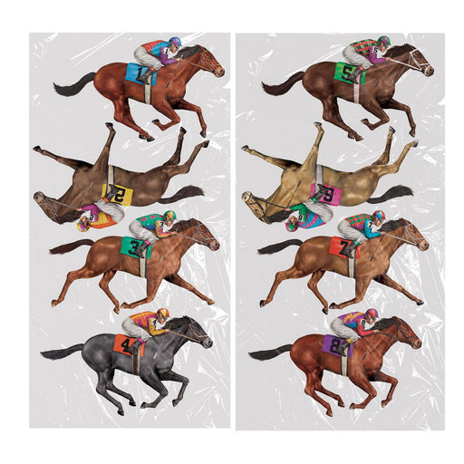 Race Horse Props – 29" – (8/Pkg) by Beistle for Derby Day