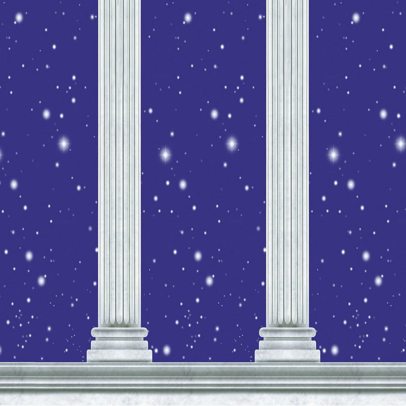 Column Backdrop – 4' x 30' – (1/Pkg) by Beistle for Italian Backdrops