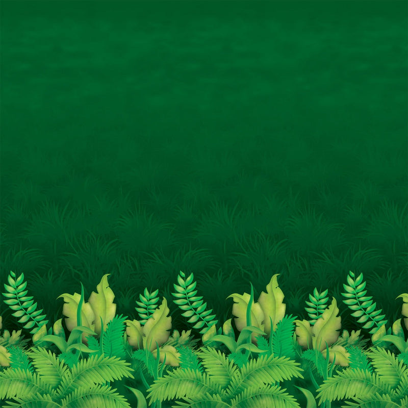 Jungle Foliage Backdrop – 4' x 30' – (1/Pkg) by Beistle Backdrops
