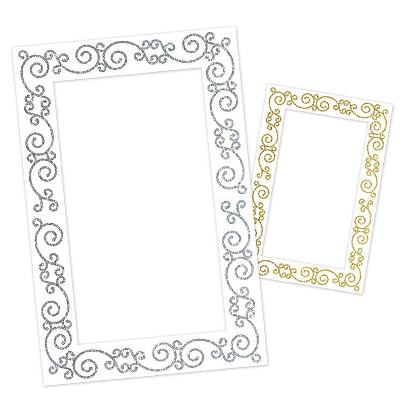 Glittered Photo Fun Frame – 15½" x 23½" – (1/Pkg) by Beistle for Wedding Photo Fun Frames