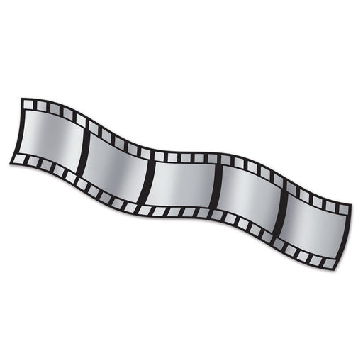 Filmstrip Metallic Decorating Material – 15" x 25' by Beistle for Awards Night