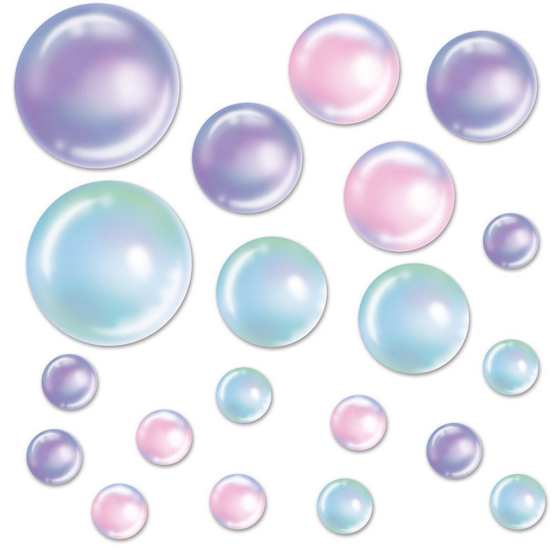 Bubble Cutouts – Asstd – (20/Pkg) by Beistle for Under The Sea Printed