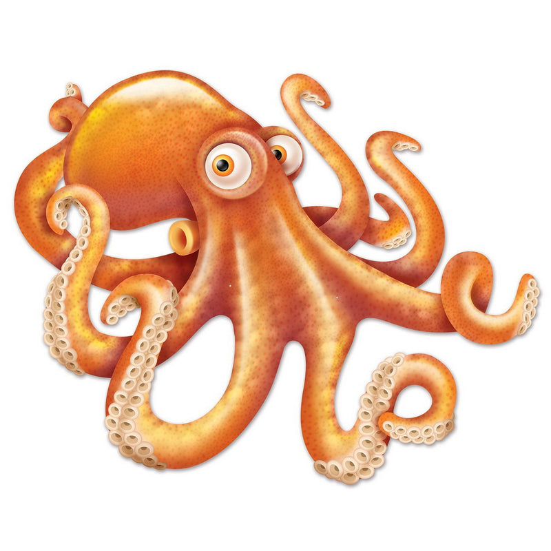 Jointed Octopus – 32" – (1/Pkg) by Beistle for Under The Sea Printed One Side