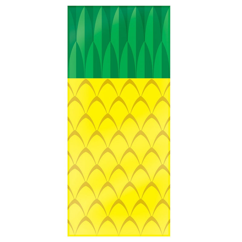 Pineapple Cello Bags – 4" x 9" x 2" – (25/Pkg) by Beistle for Luau