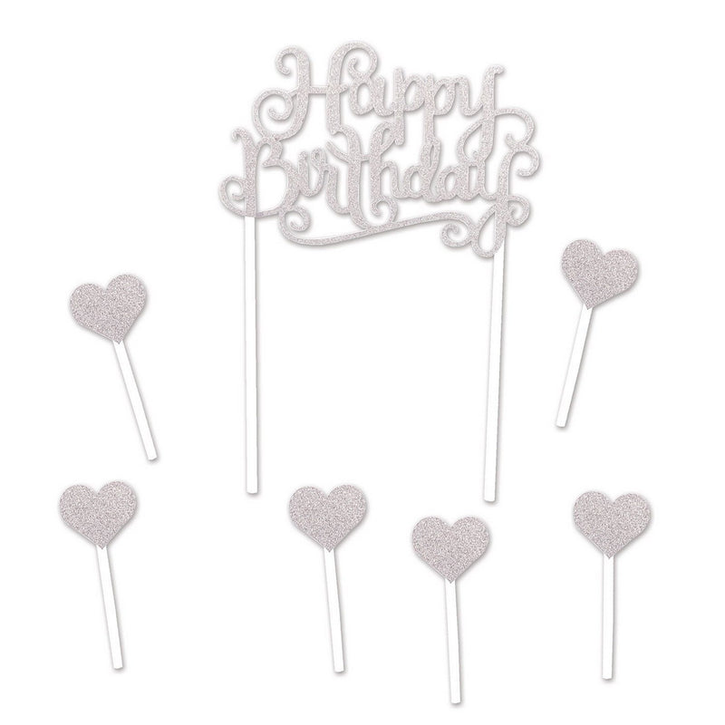 Happy Birthday Cake Topper – 5½" x 8" – (1/Pkg) by Beistle Cake Toppers