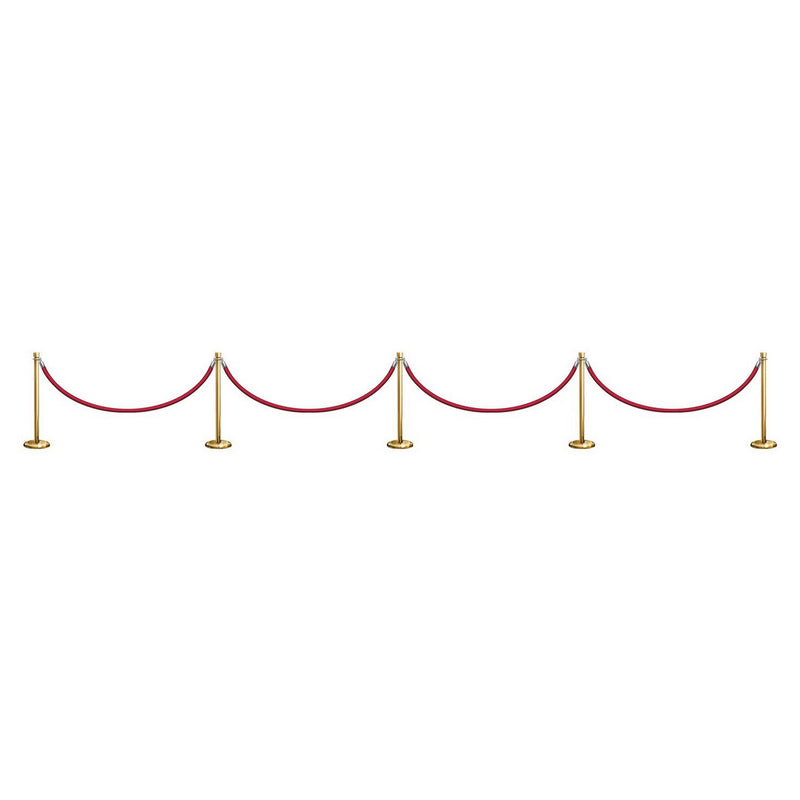 Stanchion Props – 34½" & 5' 1" – (9/Pkg) by Beistle for Awards Night