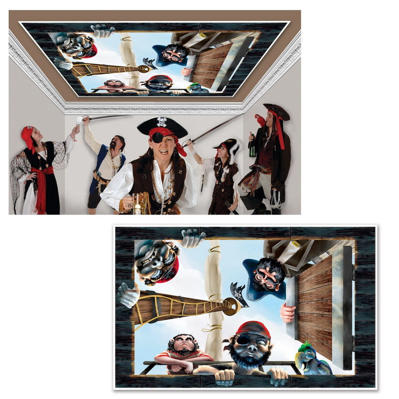 Pirate Insta-View – 3' 2" x 5' 2" – (1/Pkg) by Beistle