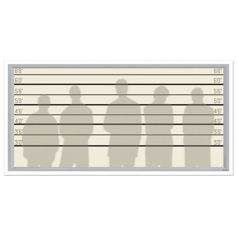 PSI Lineup Insta-View – 3' 2" x 5' 2" – (1/Pkg) by Beistle for Crime Scene