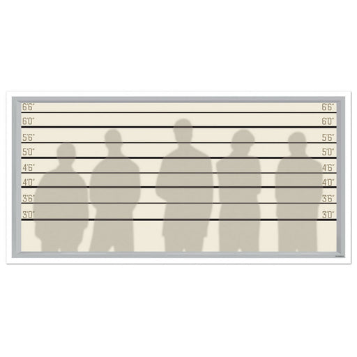 PSI Lineup Insta-View – 3' 2" x 5' 2" – (1/Pkg) by Beistle for Crime Scene