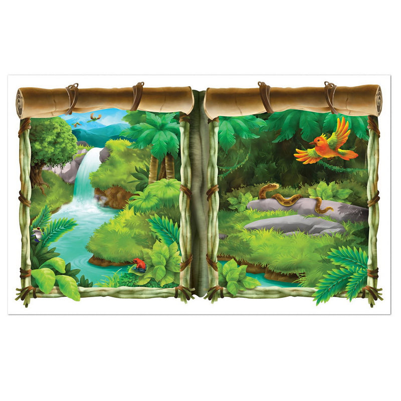 Jungle Insta-View – 3' 2" x 5' 2" – (1/Pkg) by Beistle
