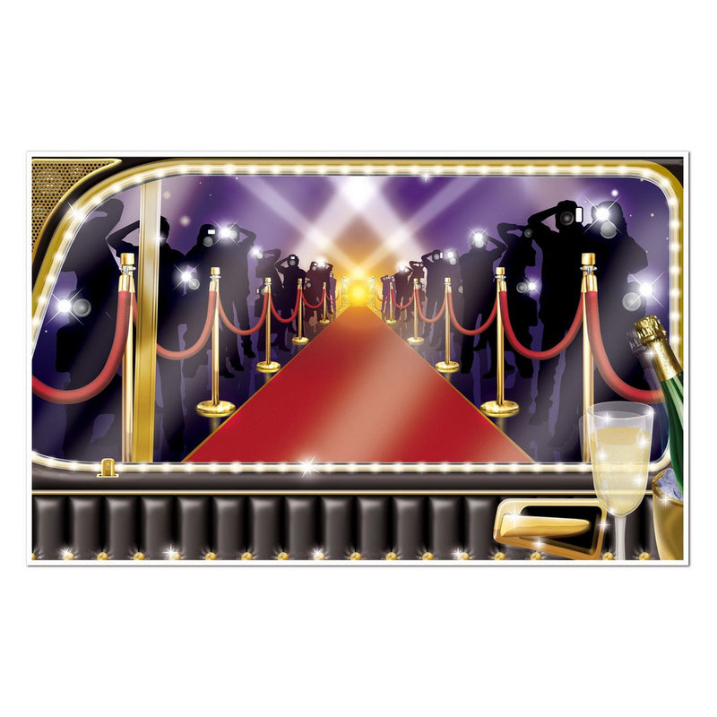 VIP Limo Arrival Insta-View – 3' 4" x 5' 4" – (1/Pkg) by Beistle for Awards Night