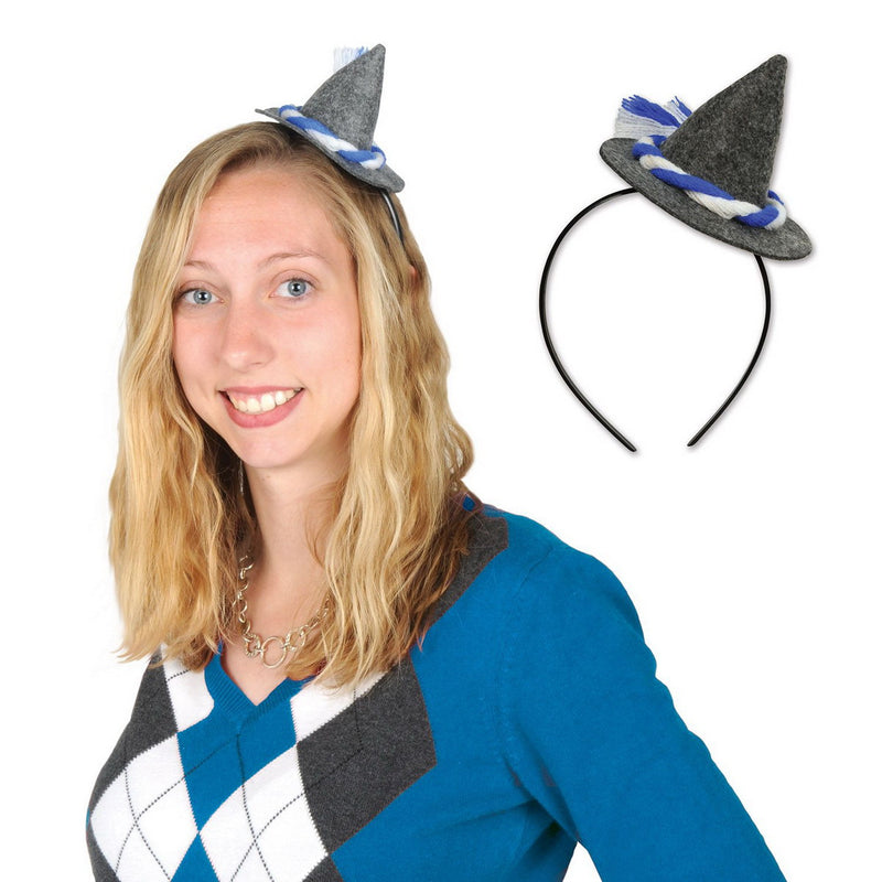 Oktoberfest Peasant Hat Headband – (1/Card) by Beistle Boppers and Headbands