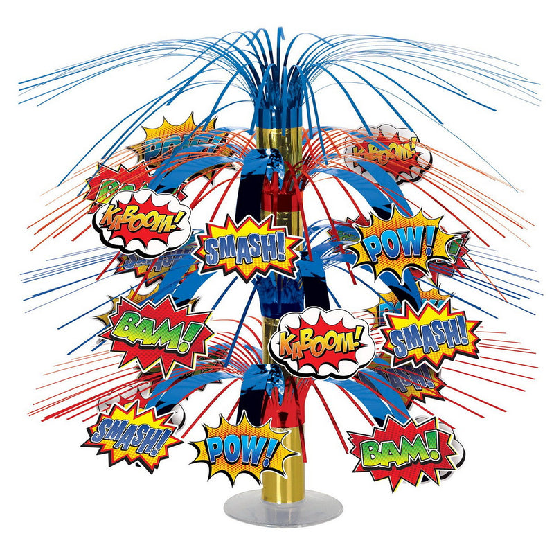 Hero Cascade Centerpiece – 18" – (1/Pkg) by Beistle for Heroes Icon Cascades