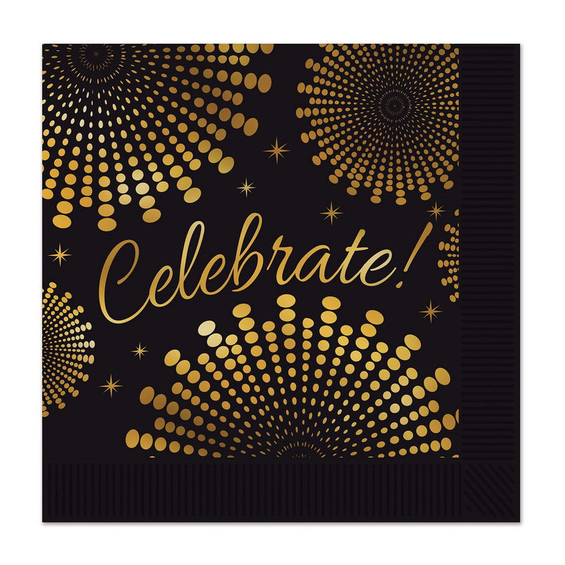 Celebrate! Luncheon Napkins – (16/Pkg) by Beistle for Awards Night Napkins-Lunch