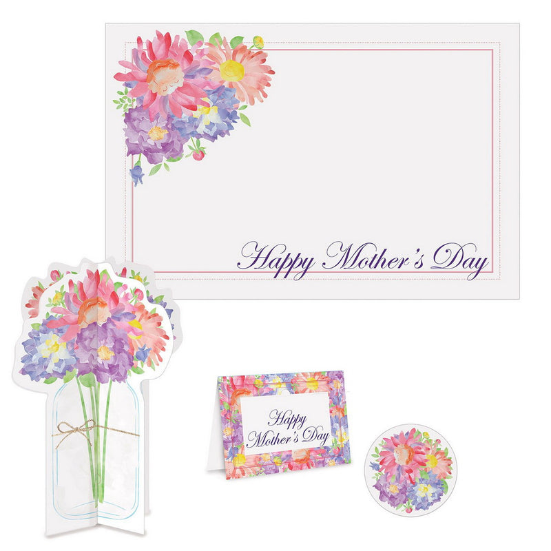 Mother's Day Place Setting Kit – (4/Pkg) by Beistle for Mothers and Fathers Day Seasonal
