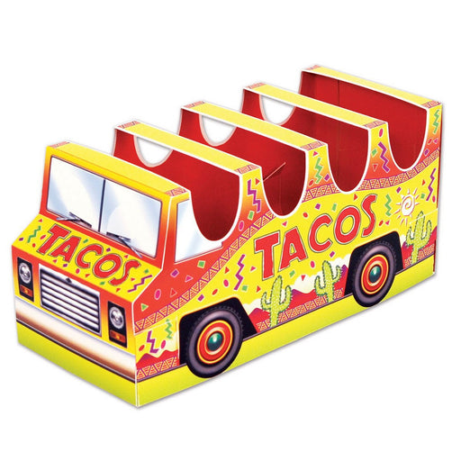 3-D Taco Truck Centerpiece – 5" x 10½" – (1/Pkg) by Beistle for Fiesta and Cinco de Mayo