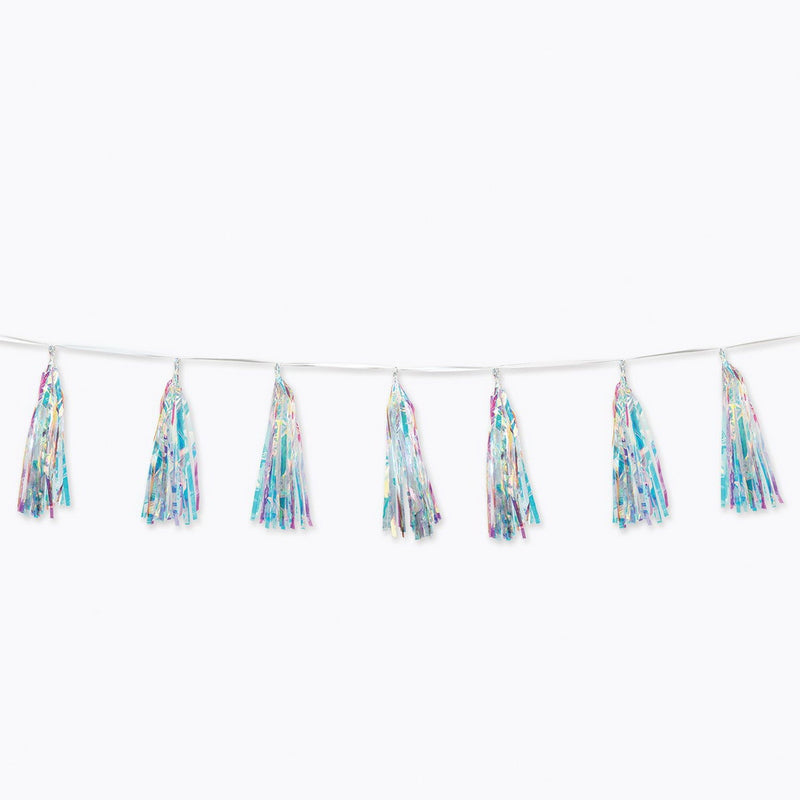 Iridescent Tassel Garland – 13½" x 8' – (1/Pkg) by Beistle for General occasion Tassel Garlands