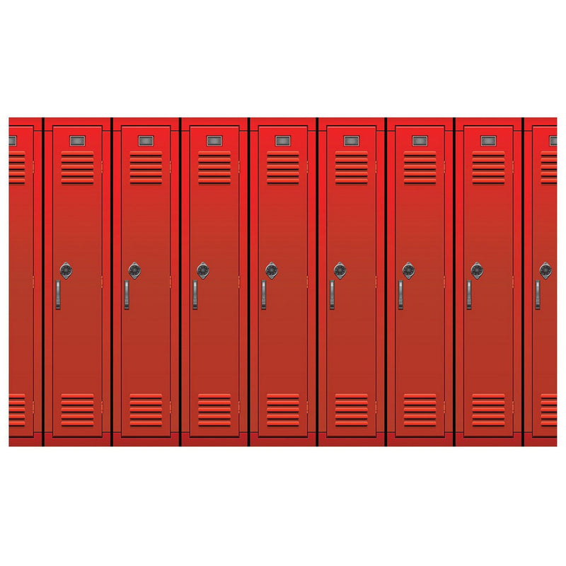 Lockers Backdrop – 4' x 30' – (1/Pkg) by Beistle for 90's Backdrops