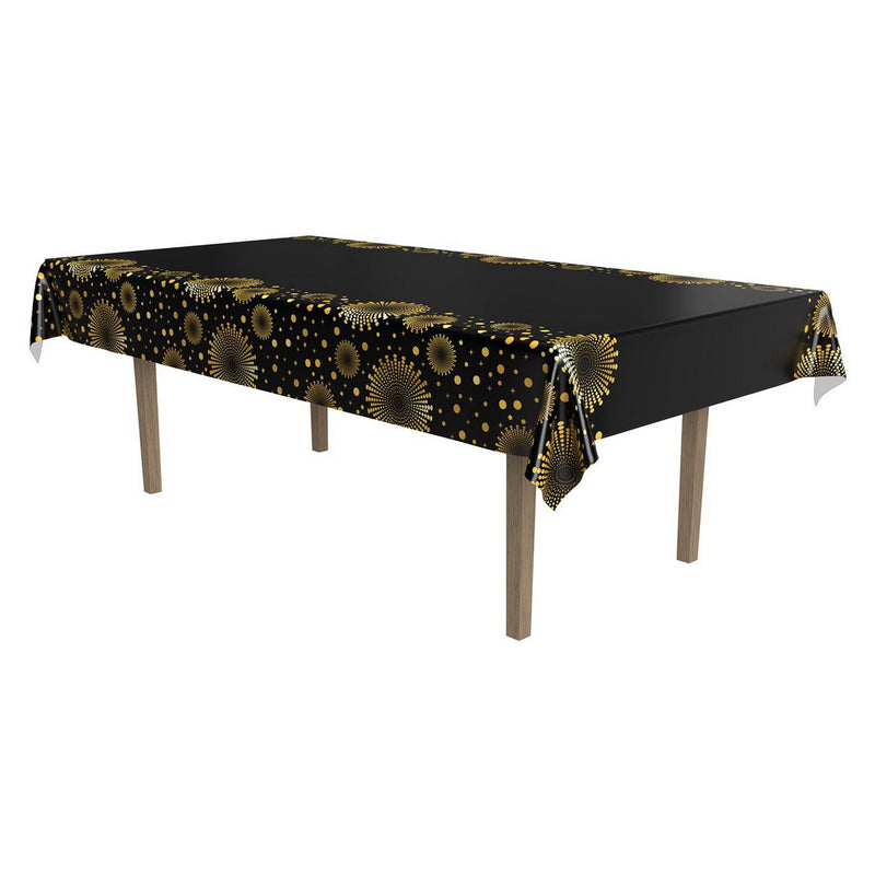 Celebrate! Tablecover – 54" x 108" – (1/Pkg) by Beistle for Awards Night Table Covers - Patterned