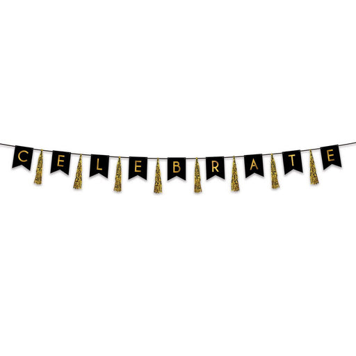 Celebrate Tassel Streamer – 13" x 12' – (1/Pkg) by Beistle for Awards Night Streamers