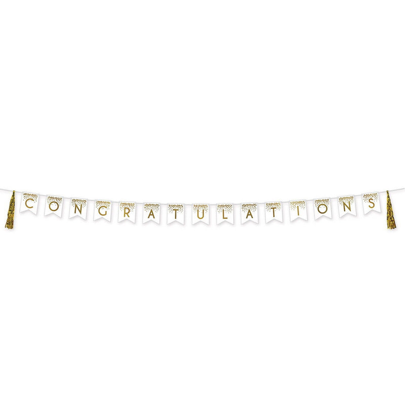 Congratulations Tassel Streamer – 13" x 13' – (1/Pkg) by Beistle for General occasion Streamers
