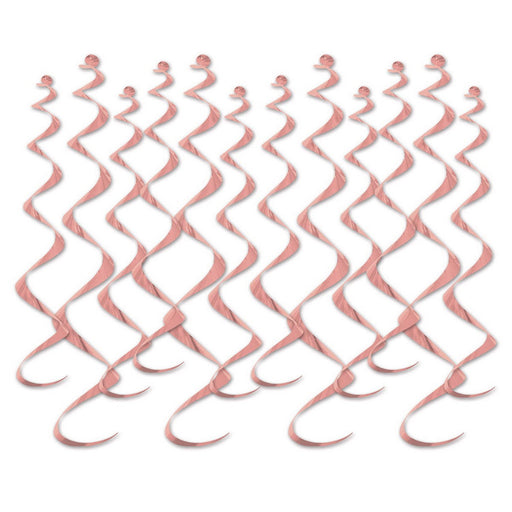 Metallic Whirls – 8-13½" & 4-25" – (12/Pkg) by Beistle for General occasion