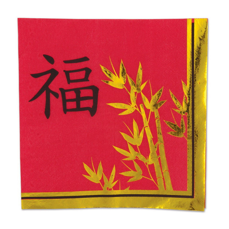 Asian Luncheon Napkins – (16/Pkg) by Beistle Napkins-Lunch