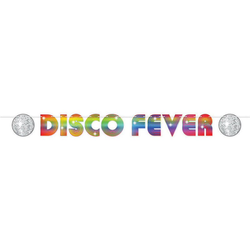 70's Disco Fever Streamer – 6" x 7' – (1/Pkg) by Beistle Streamers