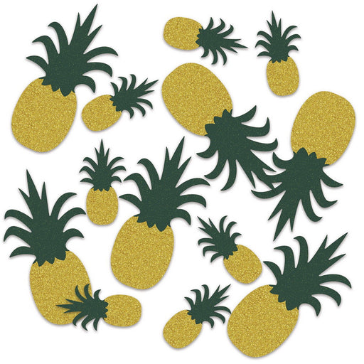 Pineapple Deluxe Sparkle Confetti – (½ Oz/Pkg) by Beistle for Luau