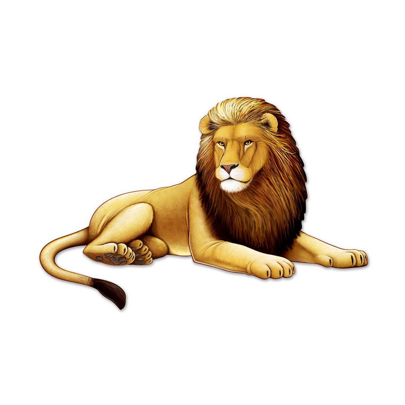 Jointed Lion – 3' 10" – (1/Pkg) by Beistle for Jungle Printed Both Sides